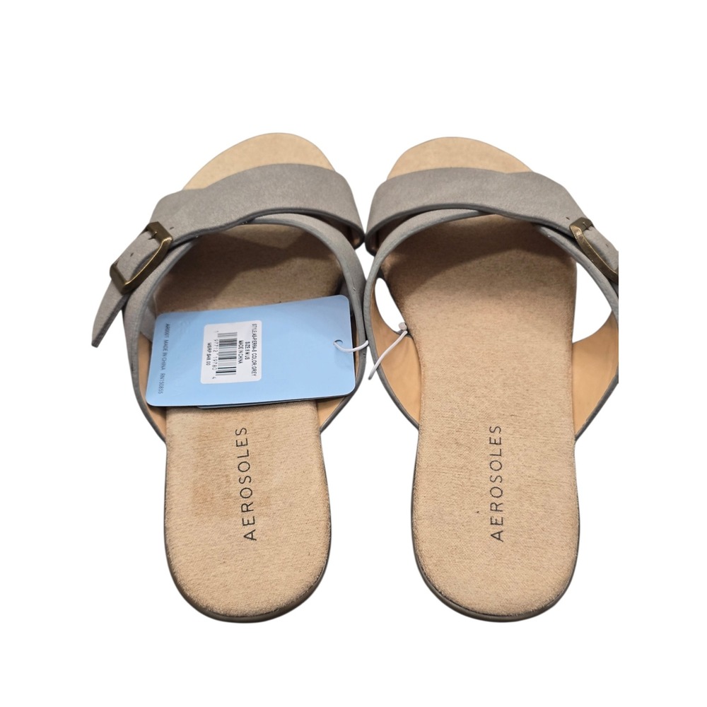 Aerosoles Gray Comfort Slide Sandals 
Casual Minimalist Athleisure Size 8 New - Picture 5 of 6
